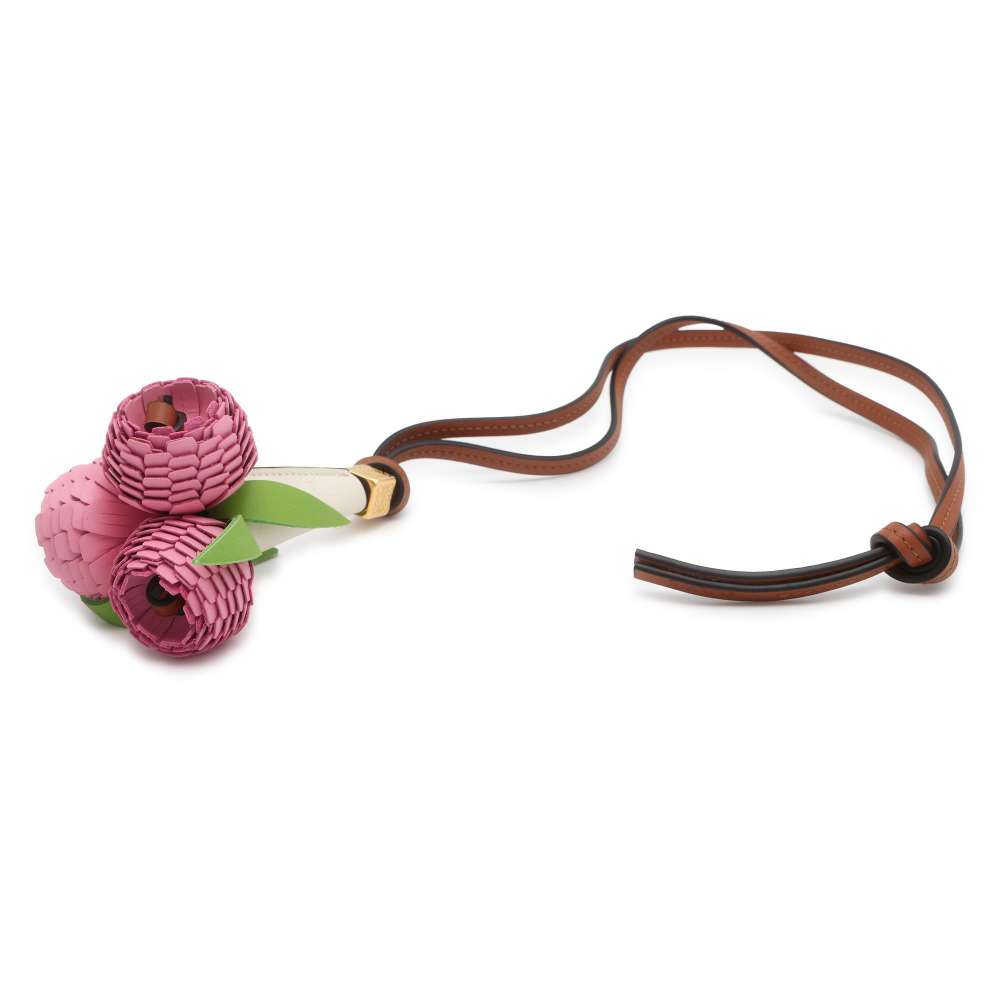 楽天市場】ロエベ バッグチャーム ローズ ハウルの動く城 レザー