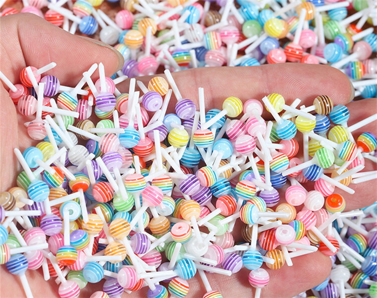 楽天市場】【50個セット】 ネイルパーツ 棒付きキャンデー ネイル