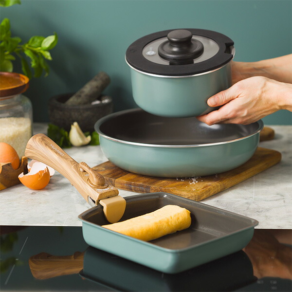 楽天市場】【公式】公式限定カラー グリーンパン クリックシェフ 5点