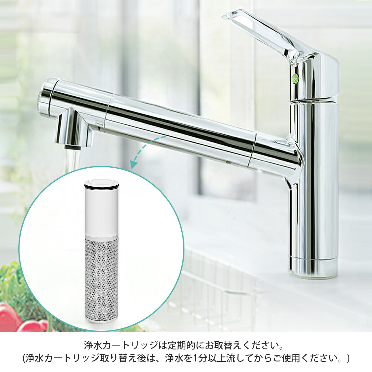 楽天市場】HSC17023 パウトインタイプ浄水器 交換用 浄水カートリッジ