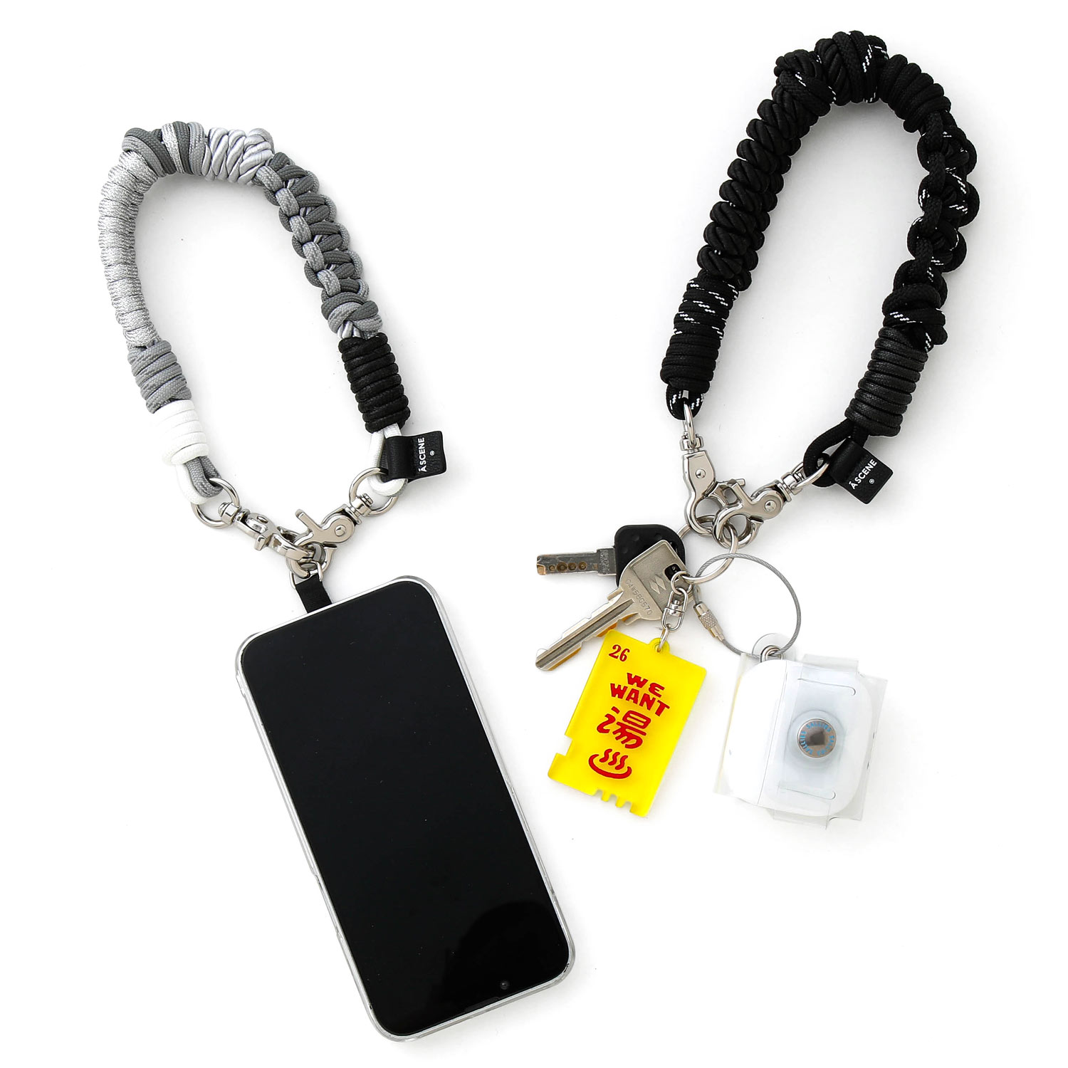 楽天市場】A SCENE エーシーン Design paracord strap デザインパラ