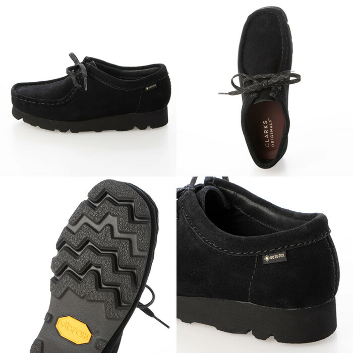 楽天市場】CLARKS (クラークス) ワラビーゴアテックス （ブラック