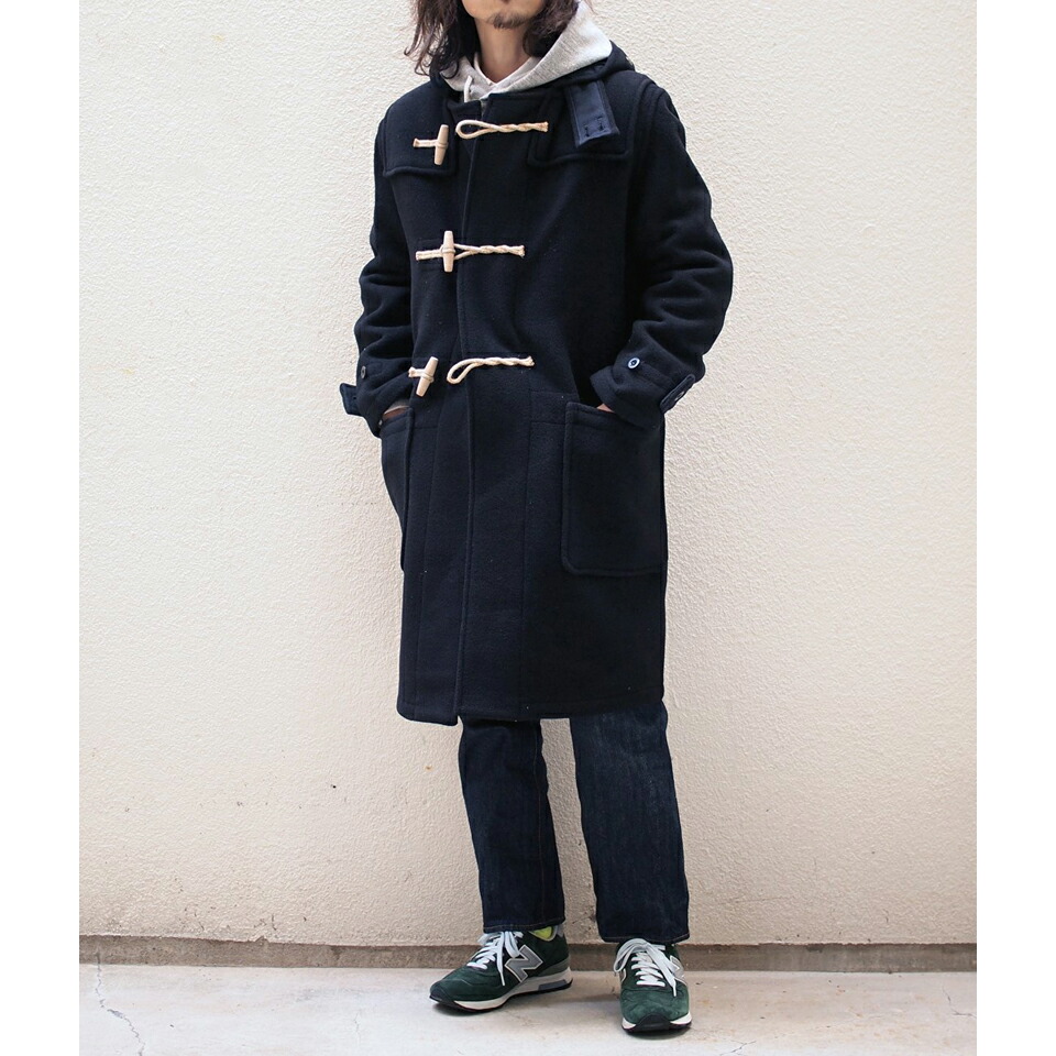 楽天市場】GLOVERALL (グローバーオール) MONTY ダッフルコート BLACK