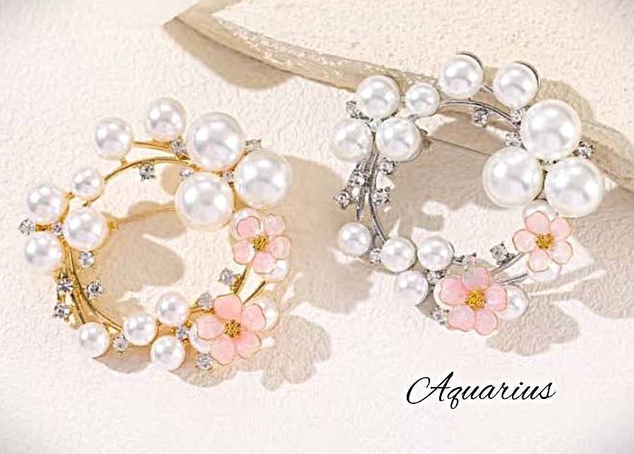 楽天市場】桜 ( さくら サクラ ) 咲く CZダイアモンド と パール の