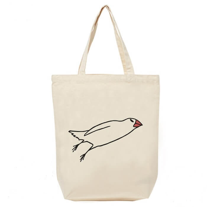 楽天市場】文鳥 トートバッグ ミサイル文鳥 Mサイズ メンズ レディース