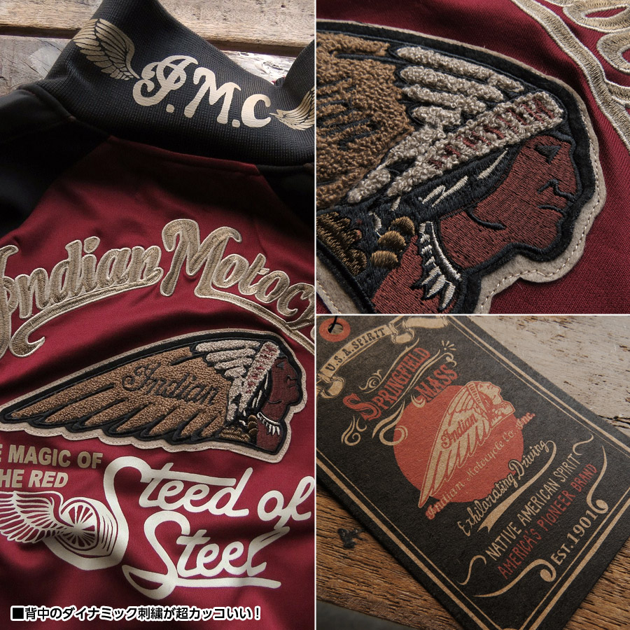 楽天市場】トラックジャケット メンズ Indian Motocycle インディアン