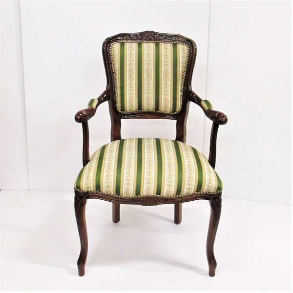 楽天市場】ダイニングチェア 肘付き イタリア製 家具 完成品 木製 布