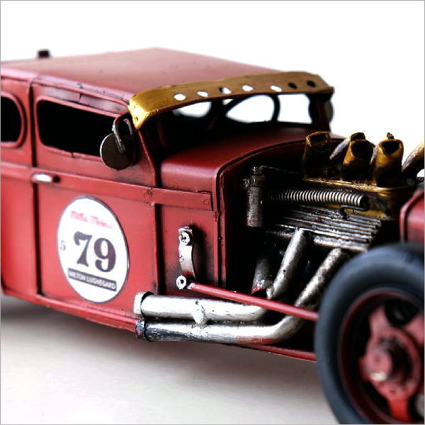 楽天市場】置物 オブジェ スポーツカー おもちゃ アンティーク調