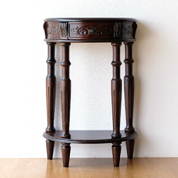 楽天市場】コンソール マホガニー 猫足 アンティーク調 輸入家具