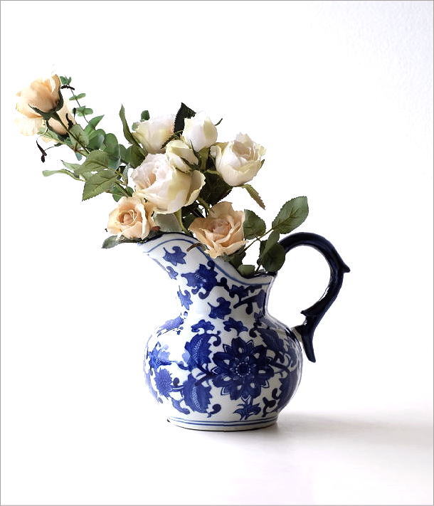 楽天市場】フラワーベース 花瓶 陶器 花器 おしゃれ シノワズリ モダン