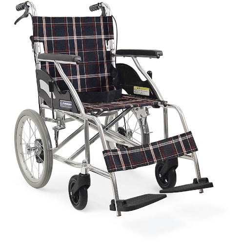 カワムラサイクル カワムラサイクル アルミ製標準車いす KV16-40SB 黒