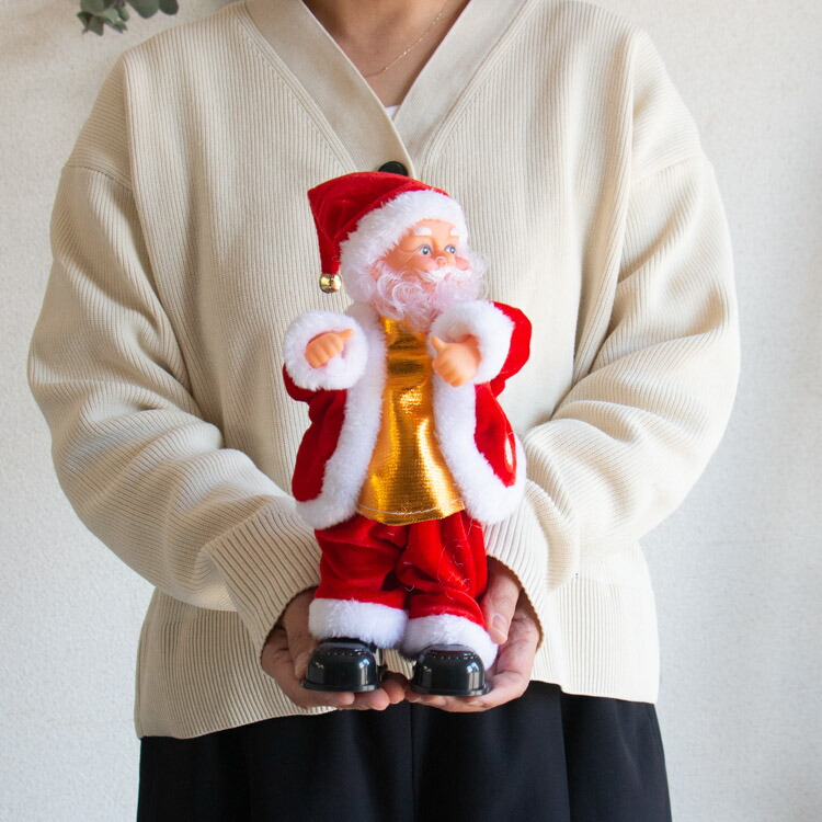 楽天市場】クリスマス 雑貨 [踊るサンタのおもちゃ ヒップシェイク