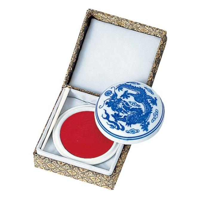 楽天市場】印泥 上海西冷印社 光明 2両型(60g) 篆刻 篆刻用 朱肉 書道