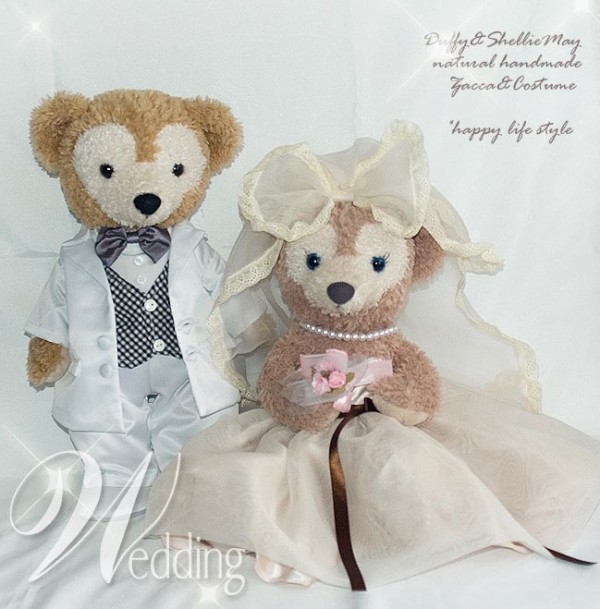 楽天市場】ダッフィー シェリーメイ ウエディング ペア Sサイズ 43cm