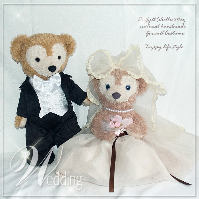 楽天市場】ダッフィー シェリーメイ ウエディング ペア Sサイズ 43cm