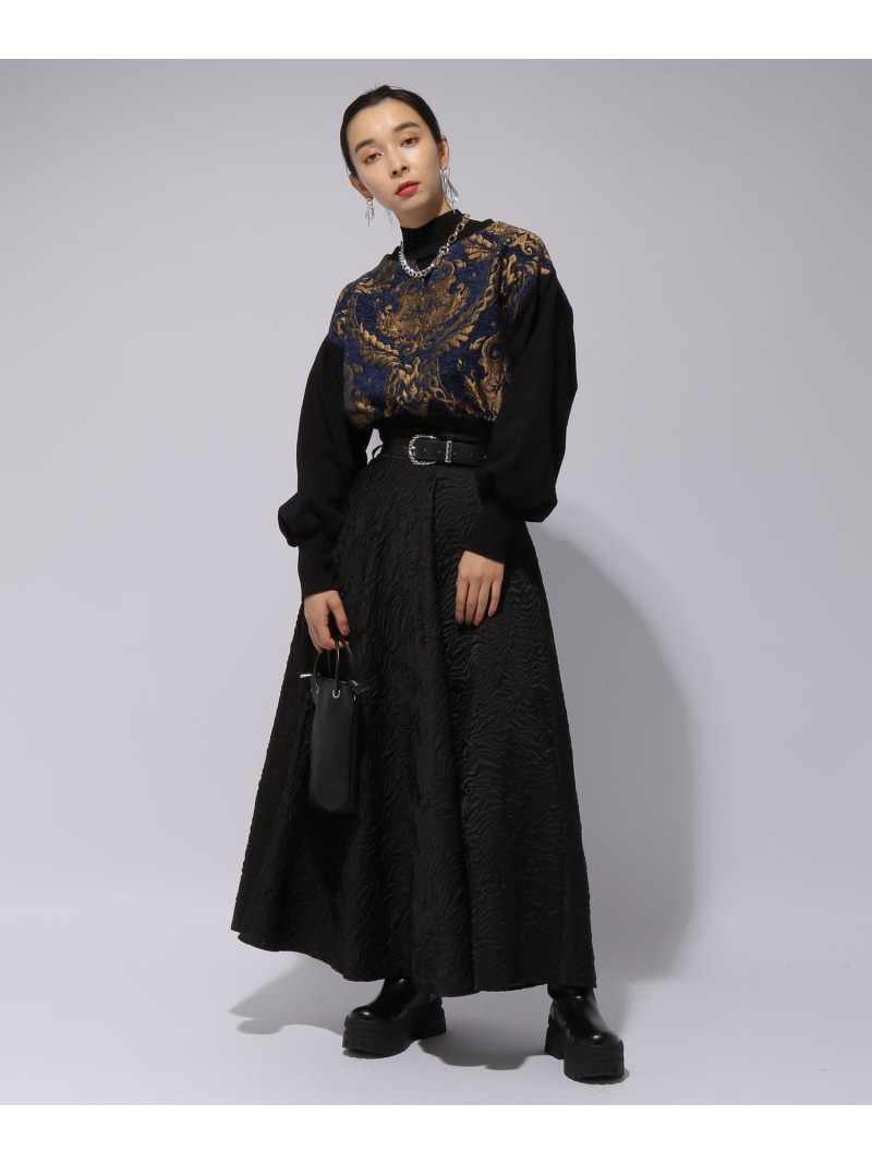 楽天市場】【SET UP対応 LADIES】2WAYゴブランキリカエプルオーバー