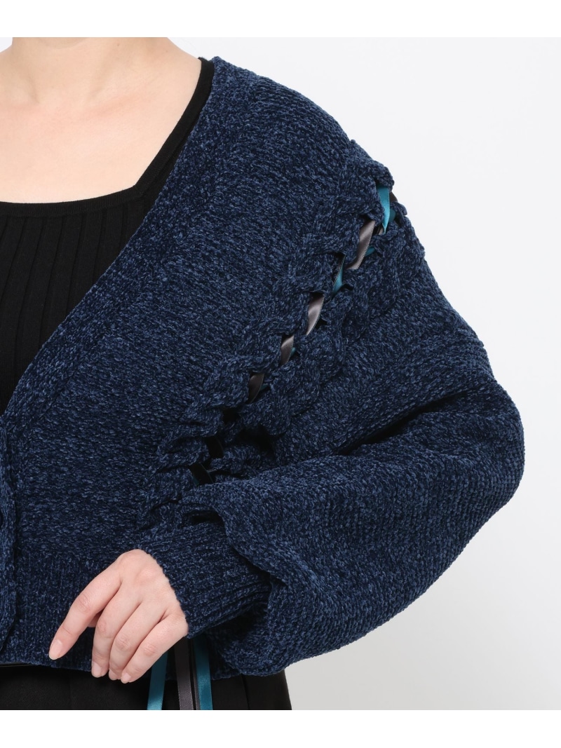 楽天市場】モールレースアップカーディガン HARE ハレ トップス