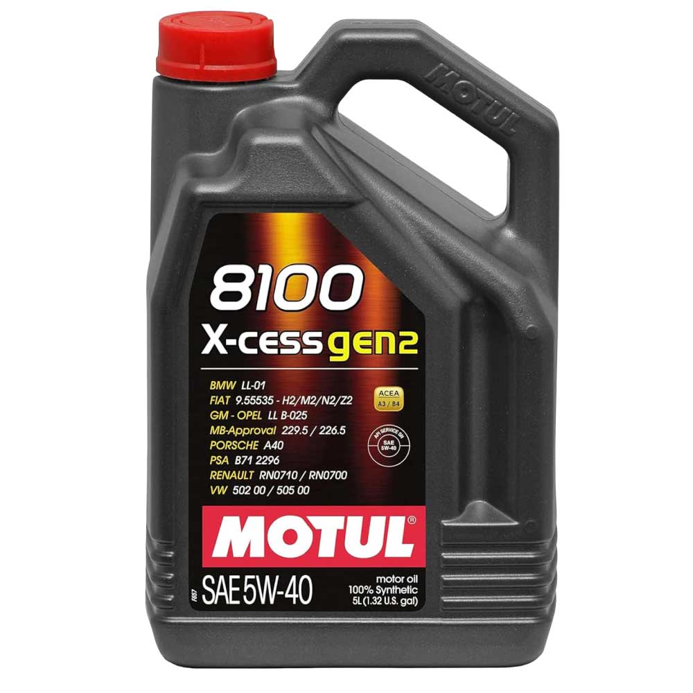 モチュール 8100 エックスクリーン ジェン2 5W40 5L (車用エンジン