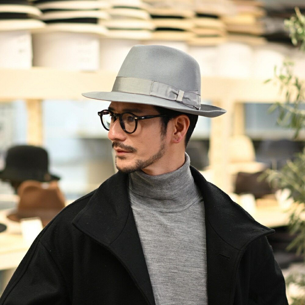 楽天市場】Borsalino ボルサリーノ 中折れハット フェルト帽 軽量 秋