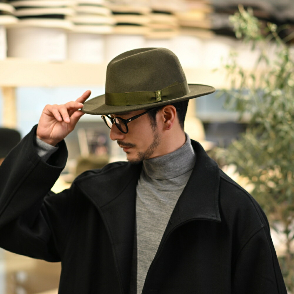 楽天市場】Borsalino ボルサリーノ 中折れハット フェルト帽 秋 冬