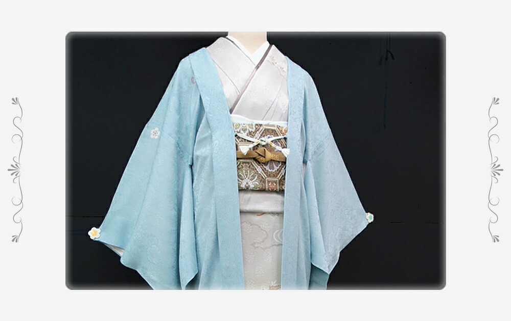 楽天市場】絵羽コート 長羽織 道中着 正絹 紋紗 十日町友禅 秀美