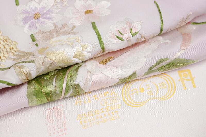楽天市場】訪問着 尾我佐刺繍 手刺繍 正絹 未仕立て 仮絵羽 フォーマル