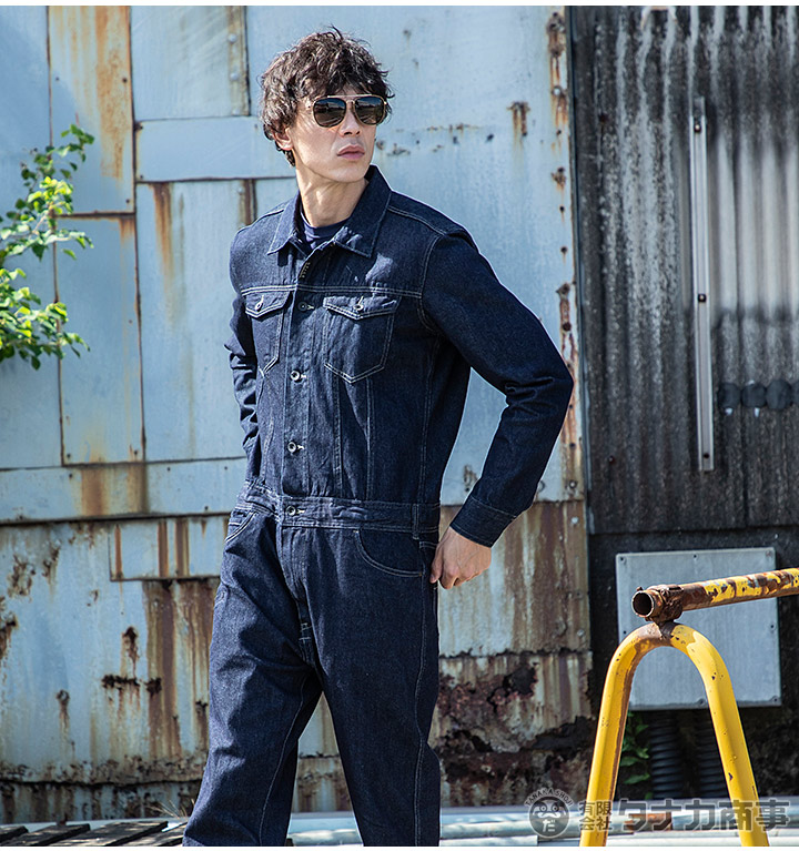 Evisu つなぎ size42 オーバーオール オールインワン エヴィス 【公式