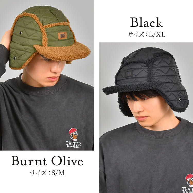 楽天市場】フライトキャップ メンズ UGG アグ 帽子 キャップ