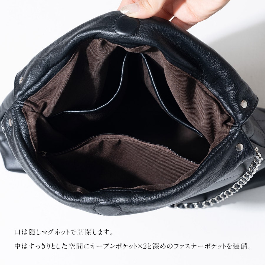 楽天市場】本革 チェーンバッグ ショルダーバッグ レディース
