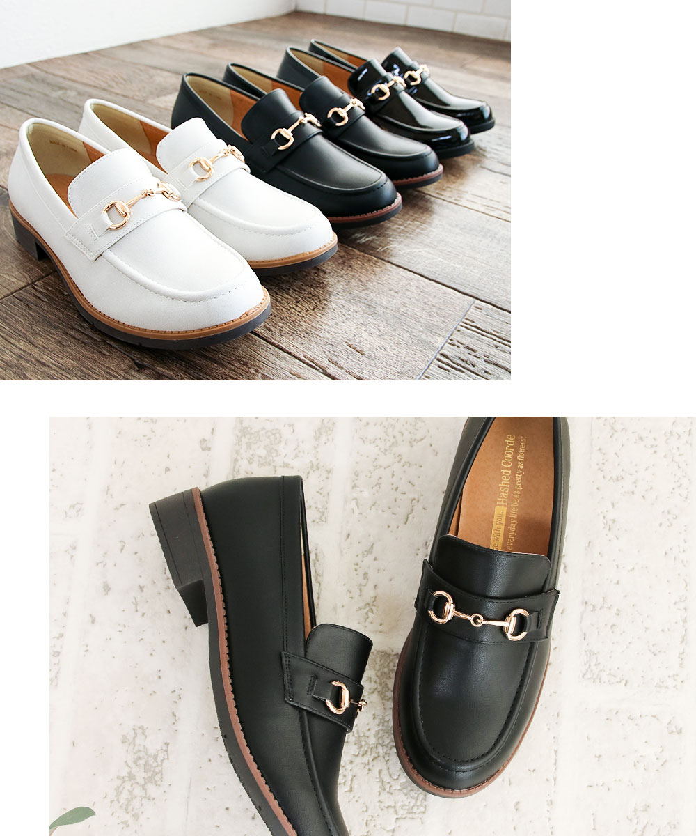 楽天市場】＼MAX90%OFFセール／ ビットローファー レディース エナメル