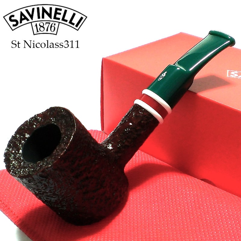 楽天市場】パイプ 喫煙具 SAVINELLI イタリア製 セント・ニコラス 311