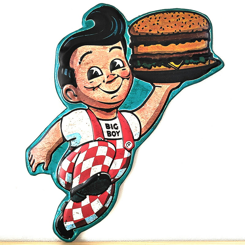 楽天市場】ブリキ看板 レトロ BIG BOY キャラクター アメリカン 雑貨