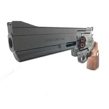 マルシンコンストリクターブラックヘビーウェイト木製グリップリボルバー