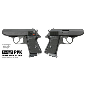 楽天市場】マルゼン ワルサー PPK ブラック（ガスブローバック本体