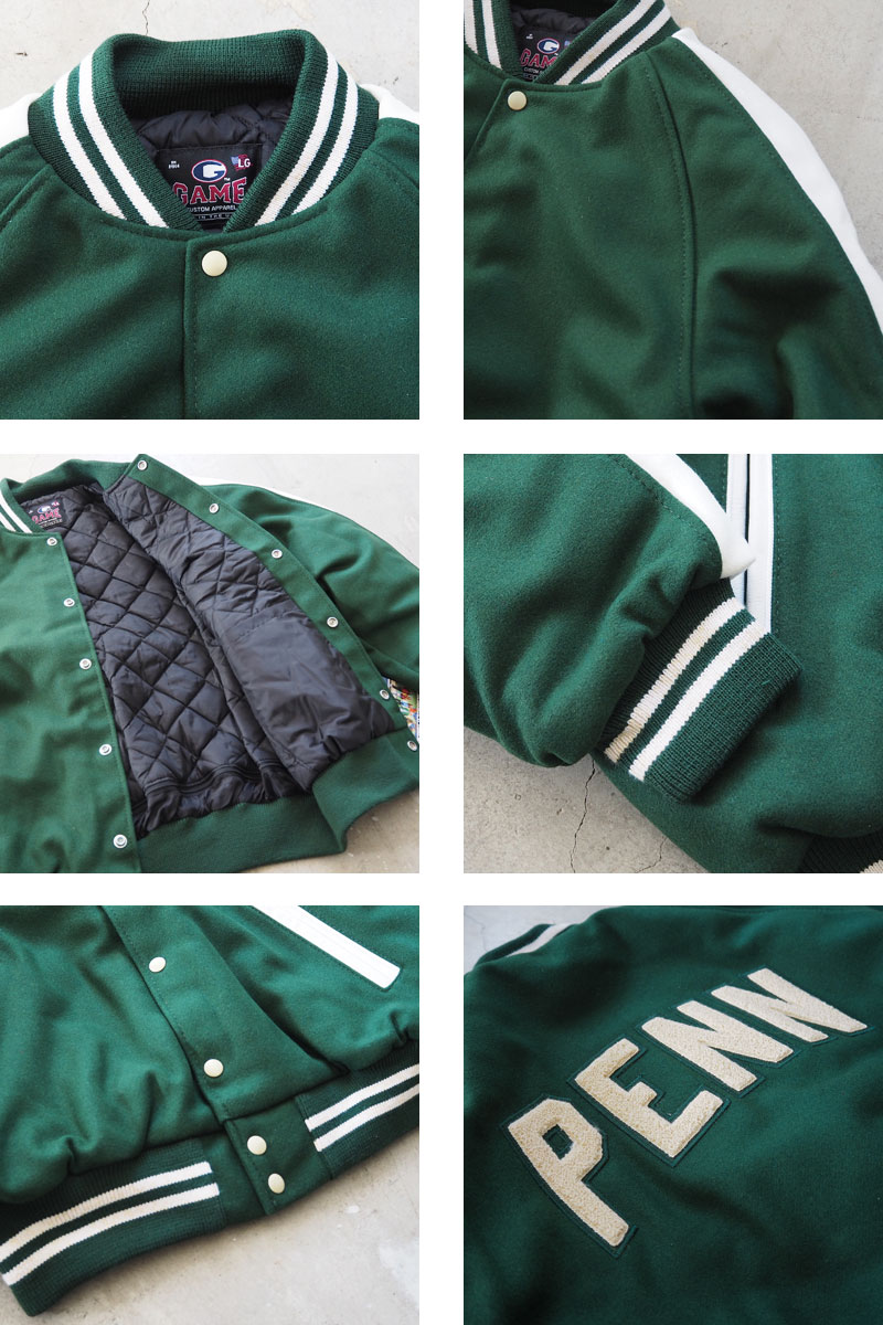 楽天市場】GAME SPORTSWEAR ゲームスポーツウェア スタジャン USA製