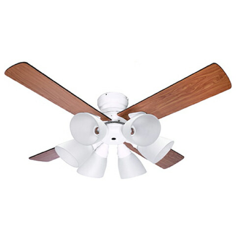 楽天市場】【plusmore】 LED対応 6灯 シーリングファン Windouble