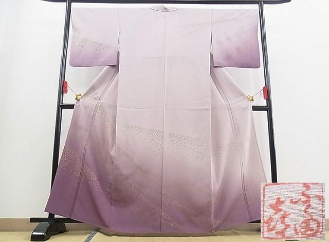 楽天市場】平和屋野田店□極上 人間国宝 福田喜三郎 訪問着 単衣 箔