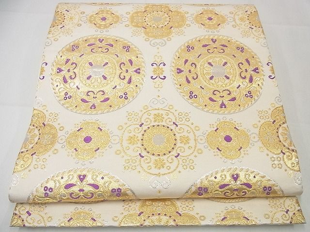 楽天市場】平和屋本店□極上 龍村美術織物 たつむら 本袋帯 秀環文 金