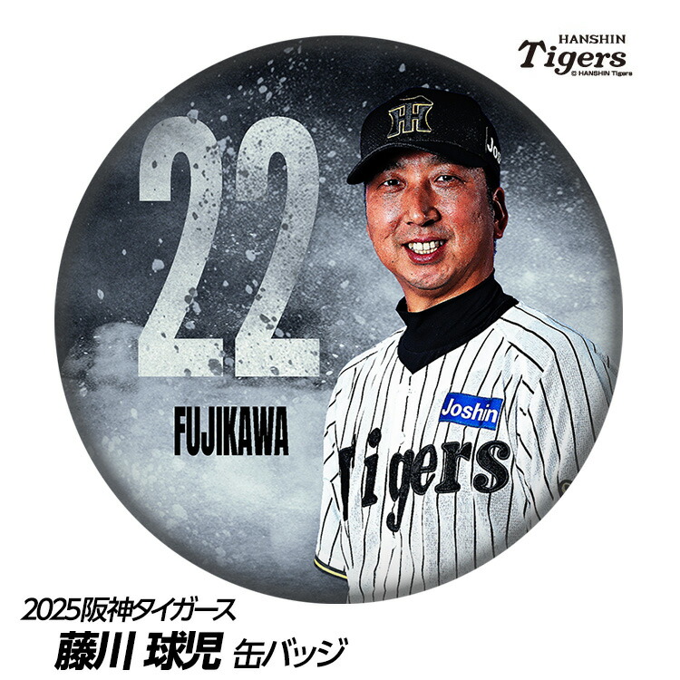 阪神タイガース #22 藤川球児監督 直筆サイン 公式キャップ 阪神