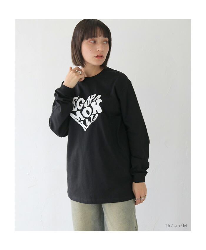 bitnabiハートカッティングキルティング長袖トップス 黒 bitnabiハート