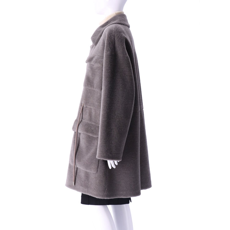 楽天市場】ウール100% ハーフコート ダブルファスナー ジャケット