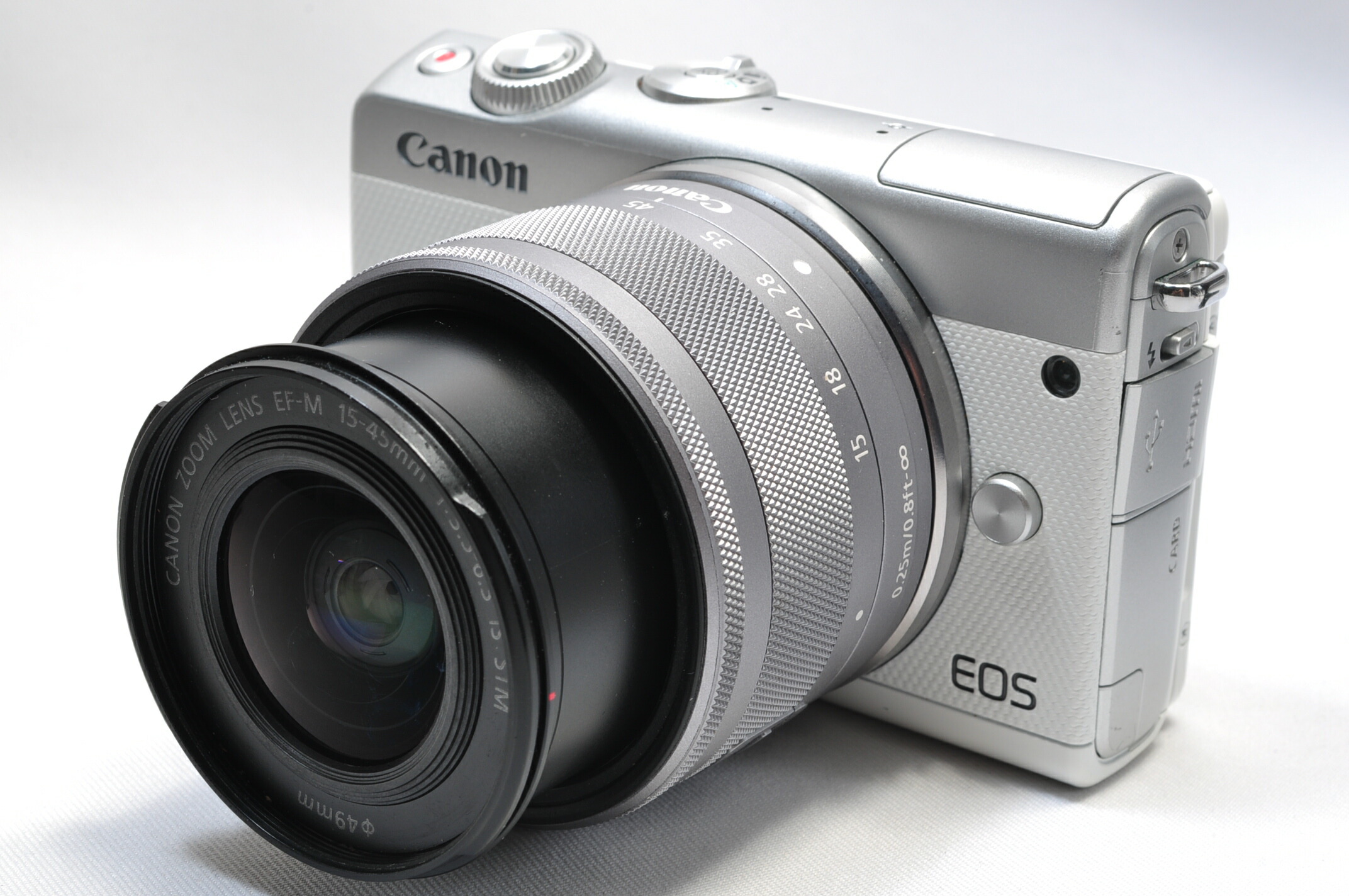 楽天市場】【新品】Canon ミラーレス一眼カメラ EOS M100 ダブルレンズ