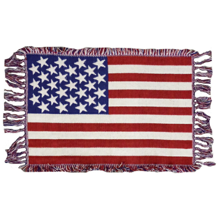 楽天市場】USAフラッグ マット (73×45cm) ノーマル ホワイト □ 国旗
