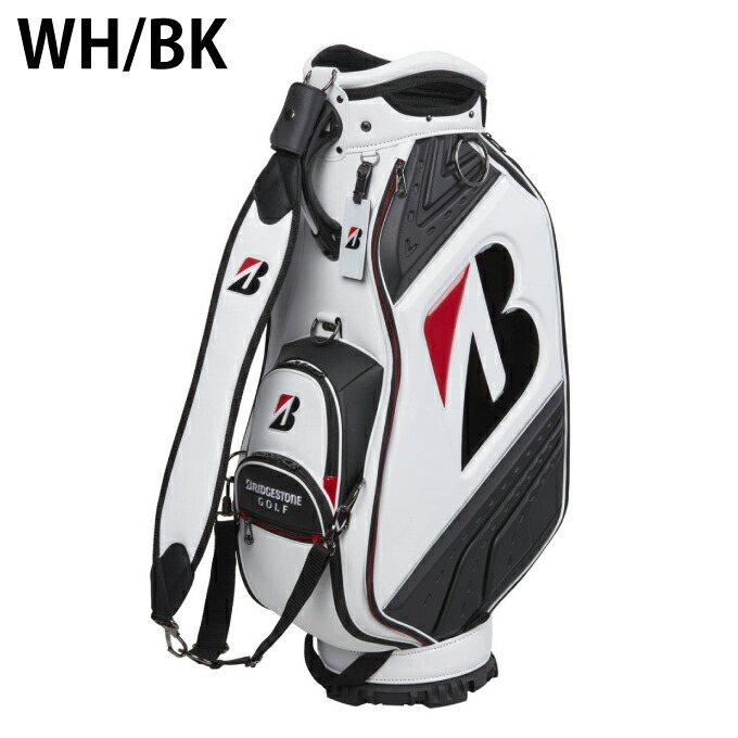 BRIDGESTONE GOLF キャディバッグ 赤黒白 BRIDGESTONE GOLF キャディ
