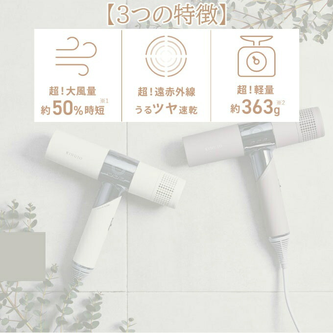 楽天市場】【絹女 正規販売店 】 キヌージョ ヘアドライヤー KH201