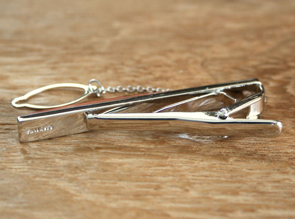 楽天市場】佐渡赤玉石タイピン AM0078 34mm*4mm*2mm 佐渡 赤玉石