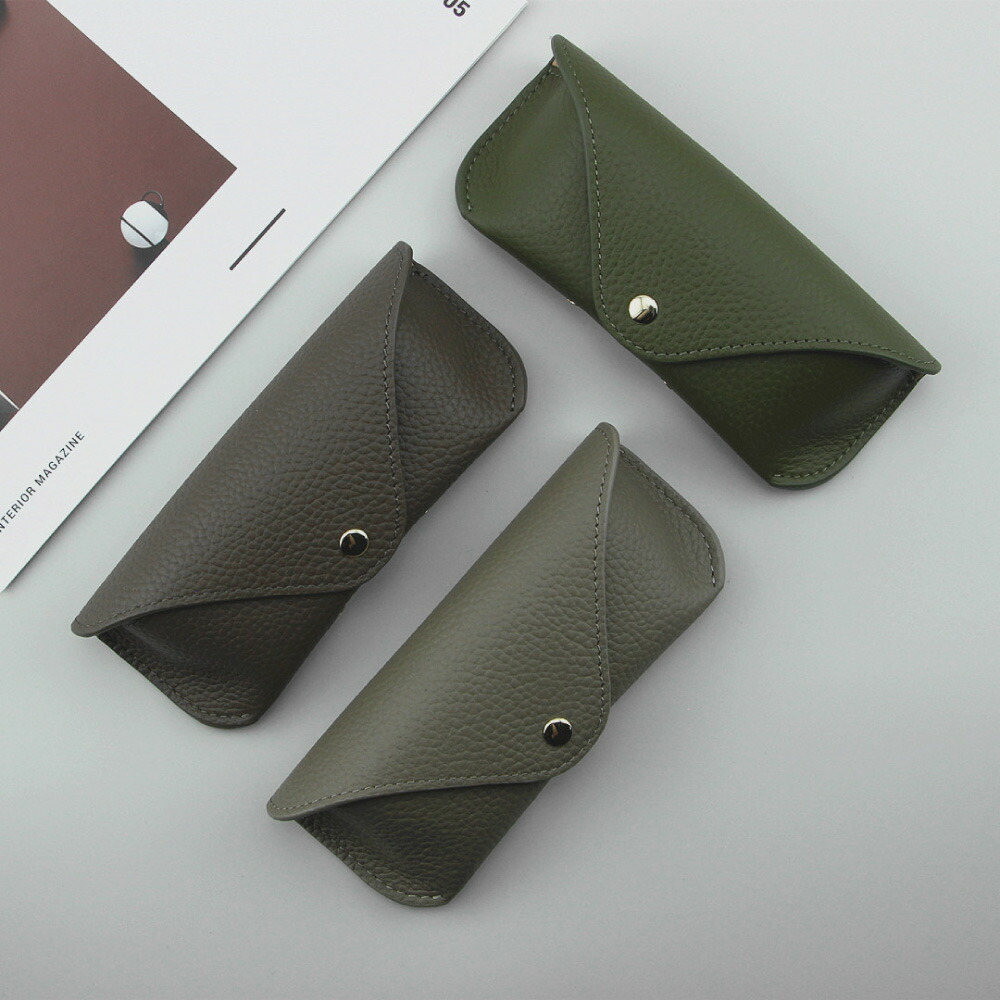 楽天市場】《メガネケース おしゃれ》シュリンクレザー メガネケース