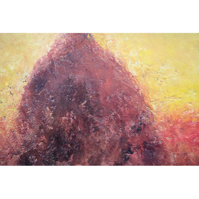 佐藤鐵仙「イブの誘惑 B」陶板に油彩 油絵 サイン入り 中古 美品 佐藤