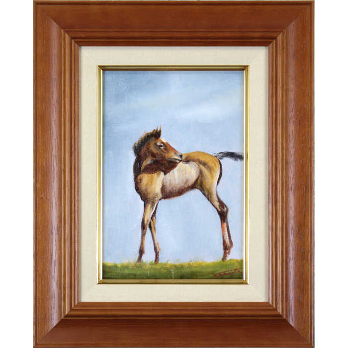 楽天市場】絵画 稗田善彦 油絵・油彩画 『馬』 動物 馬 一点物 美術品