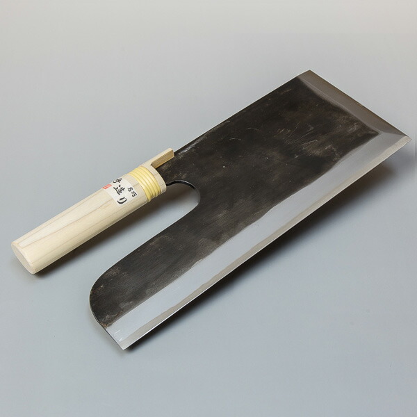 楽天市場】安来白紙鋼鍛造 黒打ち そば切り包丁 300mm (手造り 麺切り